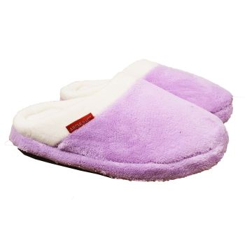 ARCHLINE Orthotic Slippers Slip On Arch Scuffs Pain Relief Moccasins - Lilac - EU 39