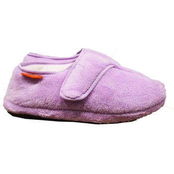 ARCHLINE Orthotic Plus Slippers Closed Scuffs Pain Relief Moccasins - Lilac - EU 35