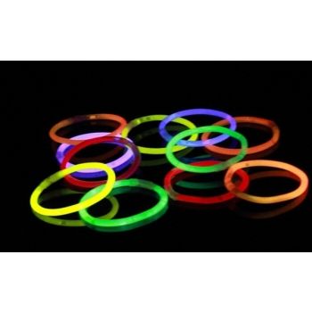 15 GLOW STICKS Party Light Glow In The Dark Rave BRACELETS Disco Bulk 20cm