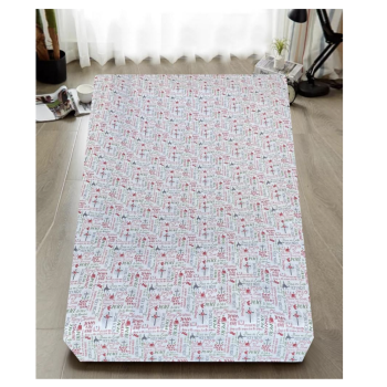 Queen Luxury 100% Cotton Flannelette Fitted Bed Sheet Xmas Flannel - Christmas