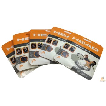 5x HEAD Ultratour 17g 1.20mm Tennis Racquet String 12m Durability Control BULK