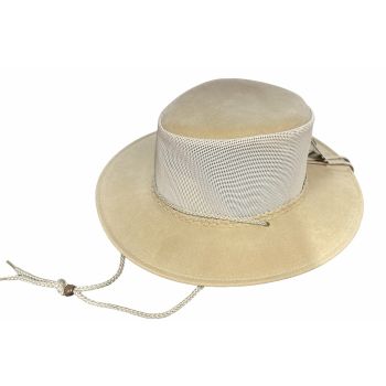 Dents Cooler Western Wide Brim Hat Sun Summer Outback Breathable - Stone - X-Large