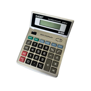 Desktop Electronic Calculator Basic 8-Digit Dual Power LCD Display for Office Business