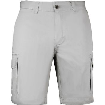 Mens Cargo Shorts 100% Cotton Casual Work Wear Half Pants Summer Army Military - Stone - 32 (82cm)