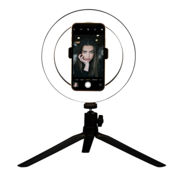 20cm LED Selfie Ring Light with Stand and Phone Holder Circle Lightning