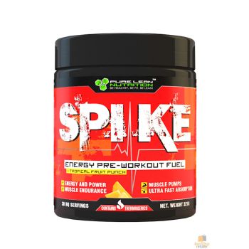 SPIKE Pre Workout Extreme Focus Energy Fuel 30 Serves Gym Caffeine Pumps Supps