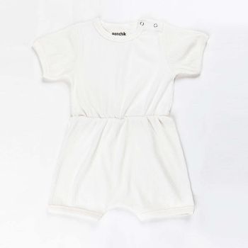 Ponchik Babies + Kids - Ribbed Cotton Romper - Daisy - 6-12 months