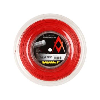 VÃ¶lkl Cyclone Tour 200m Reel Tennis Racquet Strings 18g / 1.20mm - Red