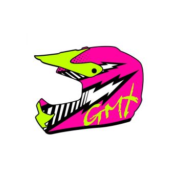 GMX Motocross Junior Helmet Pink - Large