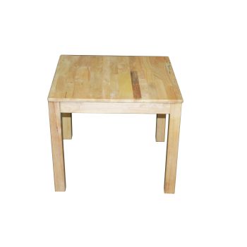 Rubberwood Square Table