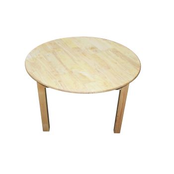 Rubberwood Round Table 90