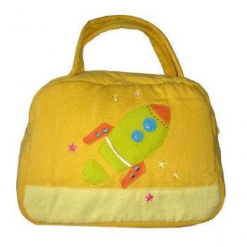 Rocket Lunch Box Cover Yellow