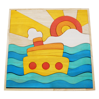 Ocean Scene Puzzle and play set