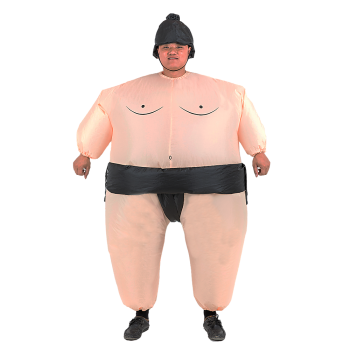 SUMO Fancy Dress Inflatable Suit -Fan Operated Costume