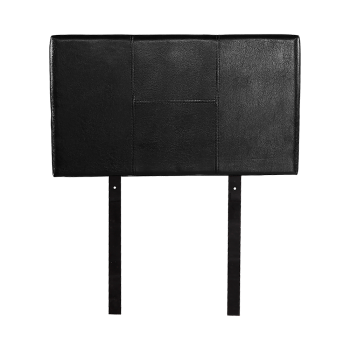 PU Leather Single Bed Headboard Bedhead - Black