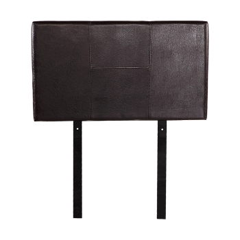 PU Leather Single Bed Headboard Bedhead - Brown