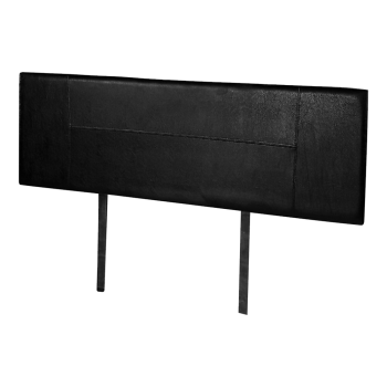 PU Leather Queen Bed Headboard Bedhead - Black