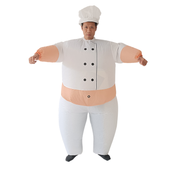 CHEF Fancy Dress Inflatable Suit -Fan Operated Costume