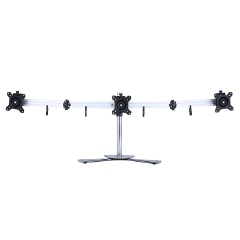 Triple Tilt LCD Monitor Mount Freestanding Desktop Stand