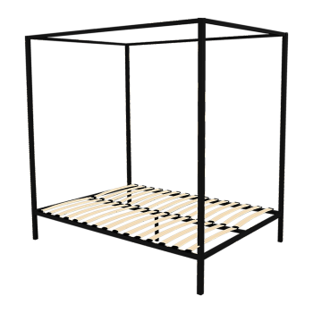 4 Four Poster Queen Bed Frame