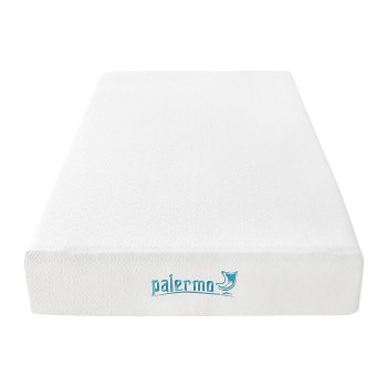 Palermo King Single 25cm Gel Memory Foam Mattress - Dual-Layered - CertiPUR-US Certified