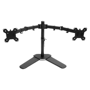 13"-27" Dual Screen Monitor Stand TV Bracket Computer Display Desk Mount Holder