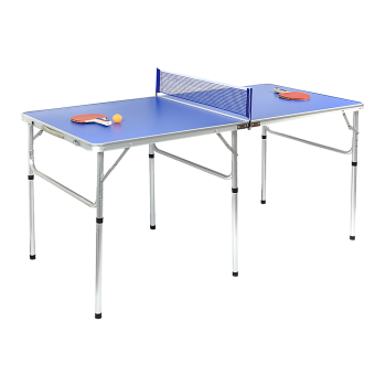 152cm Portable Tennis Table, Folding Ping Pong Table Game Set