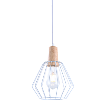 Wood Pendant Light Bar White Lamp Kitchen Modern Ceiling Lighting