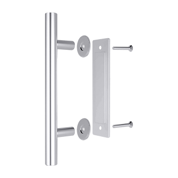 12" Barn Door Handle Sliding Flush Pull Wood Door Gate Hardware Stainless Steel