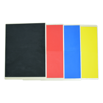 Martial Arts Supply Rebreakable Board Taekwondo, MMA, Karate-Set: Yellow, Blue, Red & Black