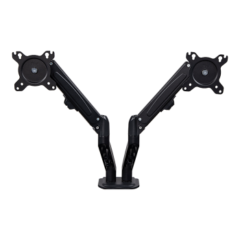 Dual Screen Gas-strut Monitor Stand Mount Desktop Bracket for LED/LC