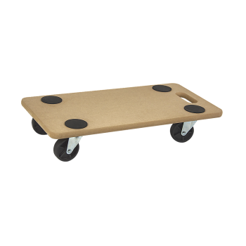 200kg Heavy Duty Hand Dolly Furniture Wooden Trolley Cart Moving Platform Mover