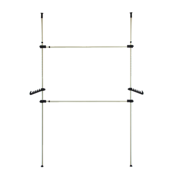 Heavy Duty Adjust Clothes Rail Storage Garment Shelf Hanging Display Stand Rack