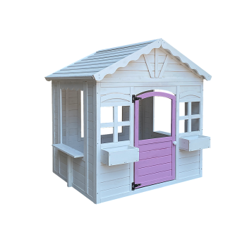 Cubby House Kids Wooden Outdoor Playhouse Cottage Play Children Timber