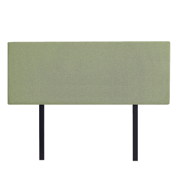 Linen Fabric Queen Bed Deluxe Headboard Bedhead - Olive Green