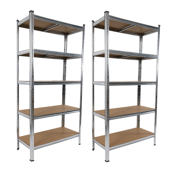 2 x 1.8M Garage Shelving Warehouse Rack Storage Shelves Pallet Racking