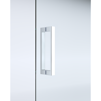 Adjustable 1200x1200mm Double Sliding Door Glass Shower Screen in Chrome