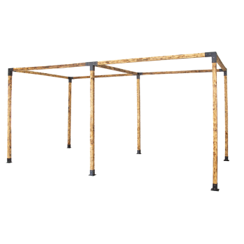 Roof Pergola Gazebo Shed Matte Black Steel Brackets DIY Kits