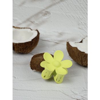 Claw Clip - Flower - Yellow