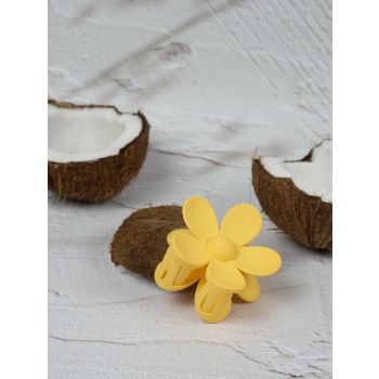 Claw Clip - Flower - Sunshine Yellow