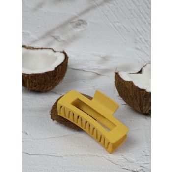 Claw Clip - Medium Elongated Rectangle - Pineapple