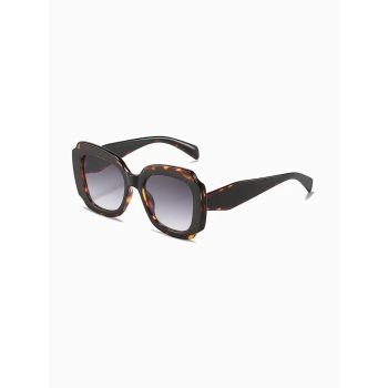 Fashion Sunglasses - Como - Leopard with Grey Fade