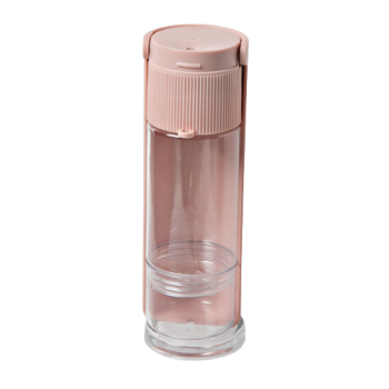 12x Ribbed Portable Pet Bottle in Pink