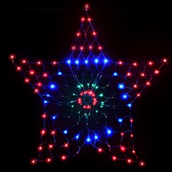 Jingle Jollys Christmas Lights 130cm Snow 130 LED Decorations